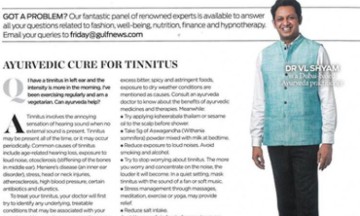 Columnist on Ayurveda